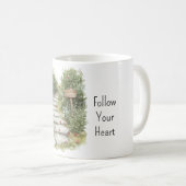 Mug Allée de pierre florale de roses (Devant droit)