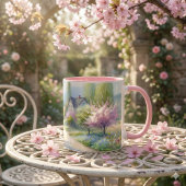 Mug Allée enchantée de campagne fleurie