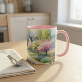 Mug Allée enchantée de campagne fleurie
