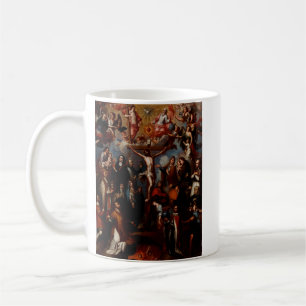 Mug Allégorie de la Crucifixion avec des saints jésuit