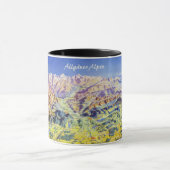 Mug " Allemagne : 2021 - Alpes panorama tass (Centre)