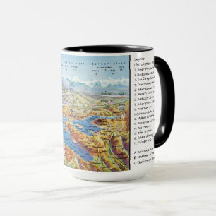 Mug " Allemagne/A/CH : 2021/aujourd - Lac de Constance