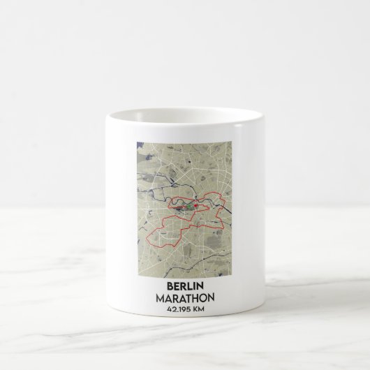 Mug Allemagne Berlin marathon Voyage (Centre)