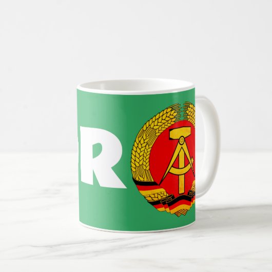 Mug Allemagne de l'Est (DDR, RDA) (Devant droit)