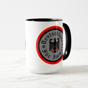 Mug Allemagne/Deutschland Forever/aigle noir/croix de