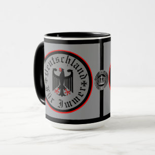 Mug Allemagne/Deutschland Forever/aigle noir/croix de