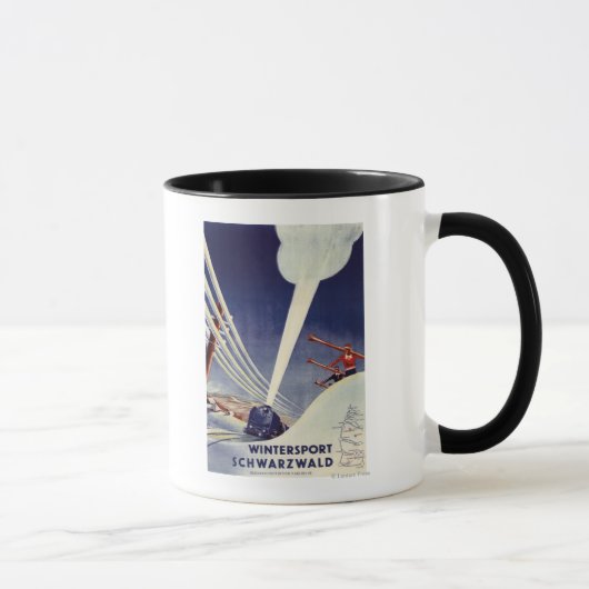 Mug Allemagne - Ski dans la Forêt-Noire (Droite)
