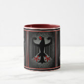 Mug Allemand, aigle noir du drapeau allemand, Allemagn (Centre)