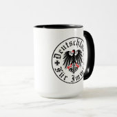 Mug Allemand/Deutschland Forever/Aigle/Croix de fer (Devant droit)