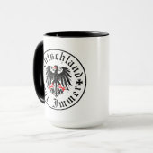 Mug Allemand/Deutschland Forever/Aigle/Croix de fer (Devant gauche)