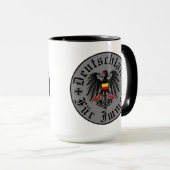 Mug Allemand/Deutschland Forever/Aigle/Croix de fer (Devant droit)