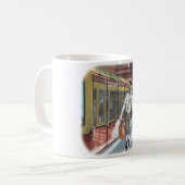 Mug Allemand Elf Berlin train voyage Imaginaire café M (Devant gauche)