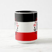 Mug Allemand Forever/Aigle noir/Drapeau Deutschland Mu (Centre)