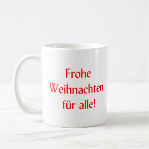 Mug allemand frohe Weihnachten fur alle