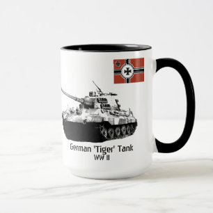Mug ALLEMAND - RÉSERVOIR de "tigre"