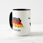 Mug ALLEMAND - RÉSERVOIR de "tigre" (Devant gauche)