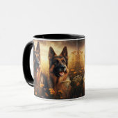 MUG ALLEMAND SHEPHERD DUO -205- (Devant gauche)