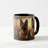 MUG ALLEMAND SHEPHERD DUO -205- (Devant droit)