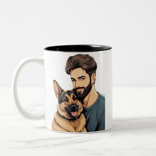 Mug allemand Shepherd Lover (Gauche)