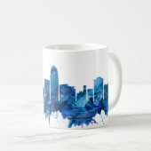 Mug Allentown Pennsylvania Skyline Blue (Devant droit)