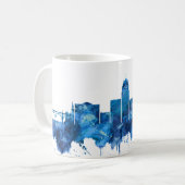 Mug Allentown Pennsylvania Skyline Blue (Devant gauche)