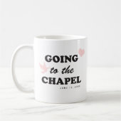 Mug Aller à la Chapelle | Mariée au thème rétro des an (Gauche)