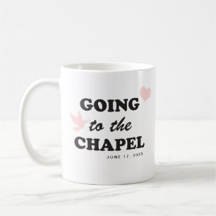 Mug Aller à la Chapelle   Mariée au thème rétro des an