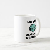 Mug Aller À La Plage (Devant droit)