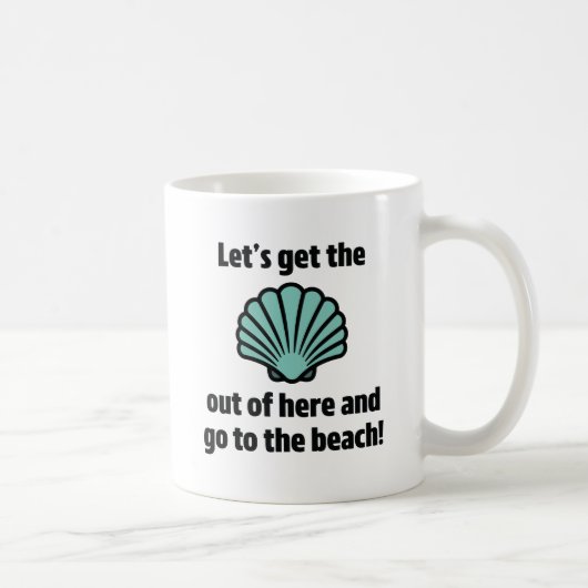 Mug Aller À La Plage (Droite)