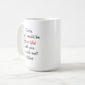 Mug Aller au bal avec moi? Demande de bal Photo (Devant gauche)