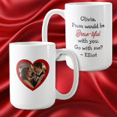 Mug Aller au bal avec moi? Demande de bal Photo