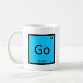 Mug Aller - Chèvres Chimie Tableau Périodique Élément (Gauche)