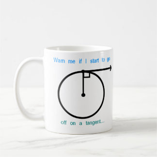 Mug Aller dessus d'une tangente