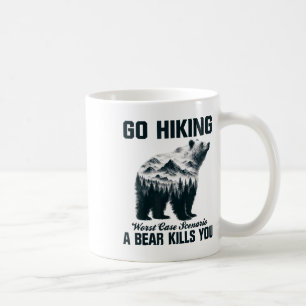 Mug Aller en randonnée pire scénario un ours vous tue