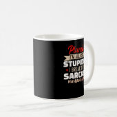 Mug Allergie À La Stupidité Sarcasme Plumber Engineer (Devant droit)