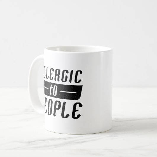 Mug Allergie Aux Gens (Devant gauche)