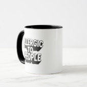 Mug Allergie Aux Gens (Devant gauche)