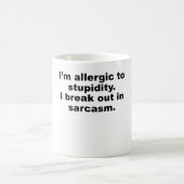 Mug Allergique à la stupidité (Centre)