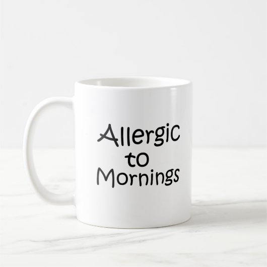Mug Allergique au matin (Gauche)