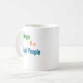Mug Allergique aux personnes stupides (Devant gauche)