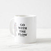 Mug Allez de pair avec l'écoulement (l'attitude (Devant gauche)
