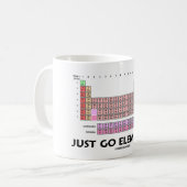 Mug Allez juste élémentaire (le Tableau des éléments (Devant gauche)
