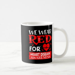Mug Allez Rouge Américaine Sensibilisation aux Maladie