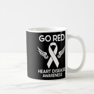 Mug Allez Rouge pour la sensibilisation à la maladie c
