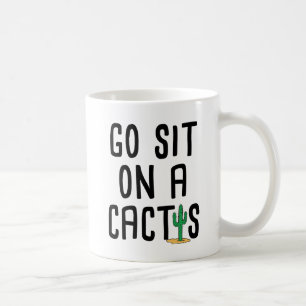 Mug Allez se reposent sur un cactus