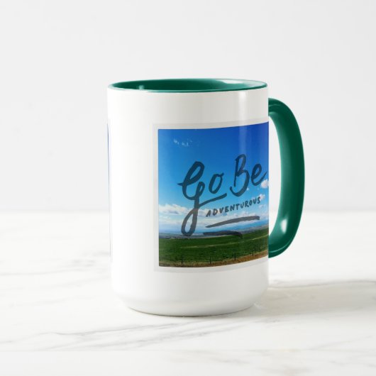 Mug Allez soit aventureux (Devant droit)