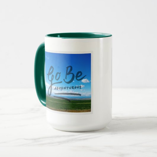 Mug Allez soit aventureux (Devant gauche)