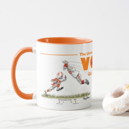 Mug Allez VOLS ! Allez Big Orange ! (Avec donut)