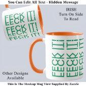 Mug Allez-Y ! Irlande Caché Message 150G