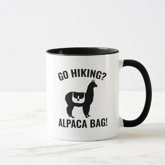 Mug Allez-y Randonnée ? Sac Alpaca ! (Droite)